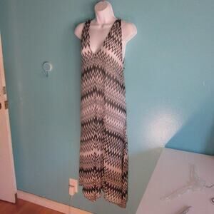 Josa Tulum Womens Size M  Sheer Midi Dress Beach Summer Pool Cover Up